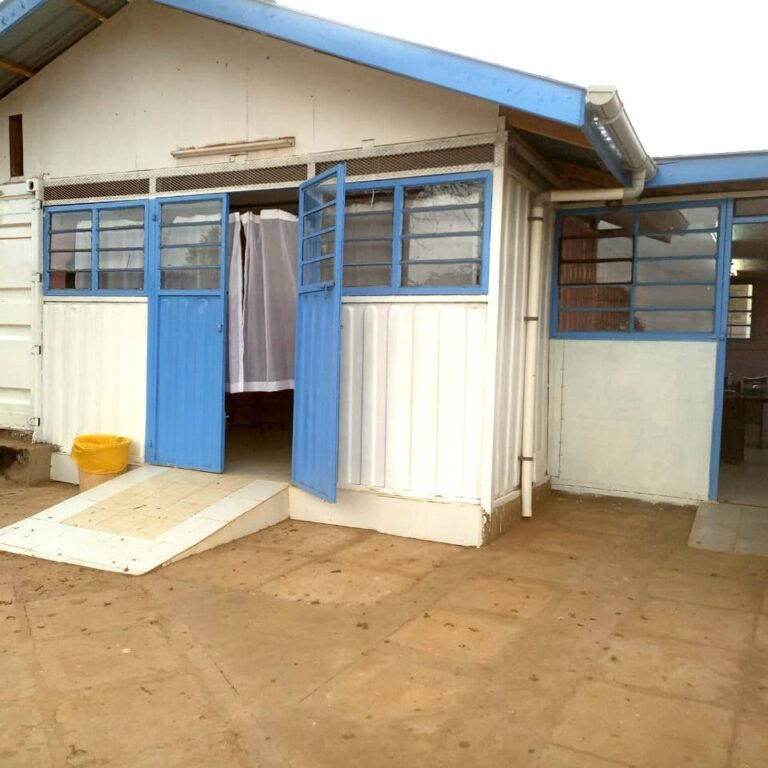 Structure of Kajiado GBURC located at Kajiado County Referral Hospital.