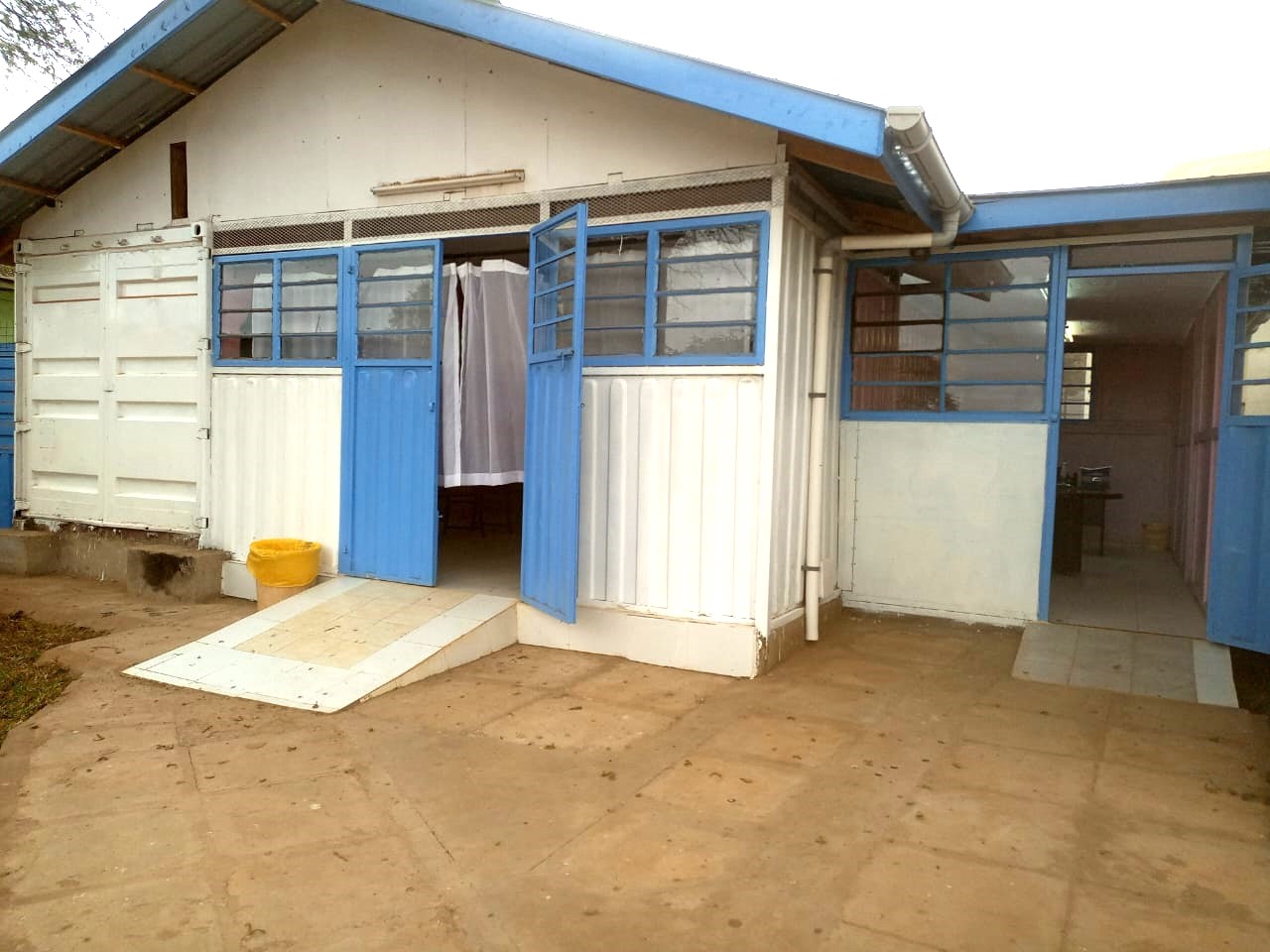 Structure of Kajiado GBURC located at Kajiado County Referral Hospital.